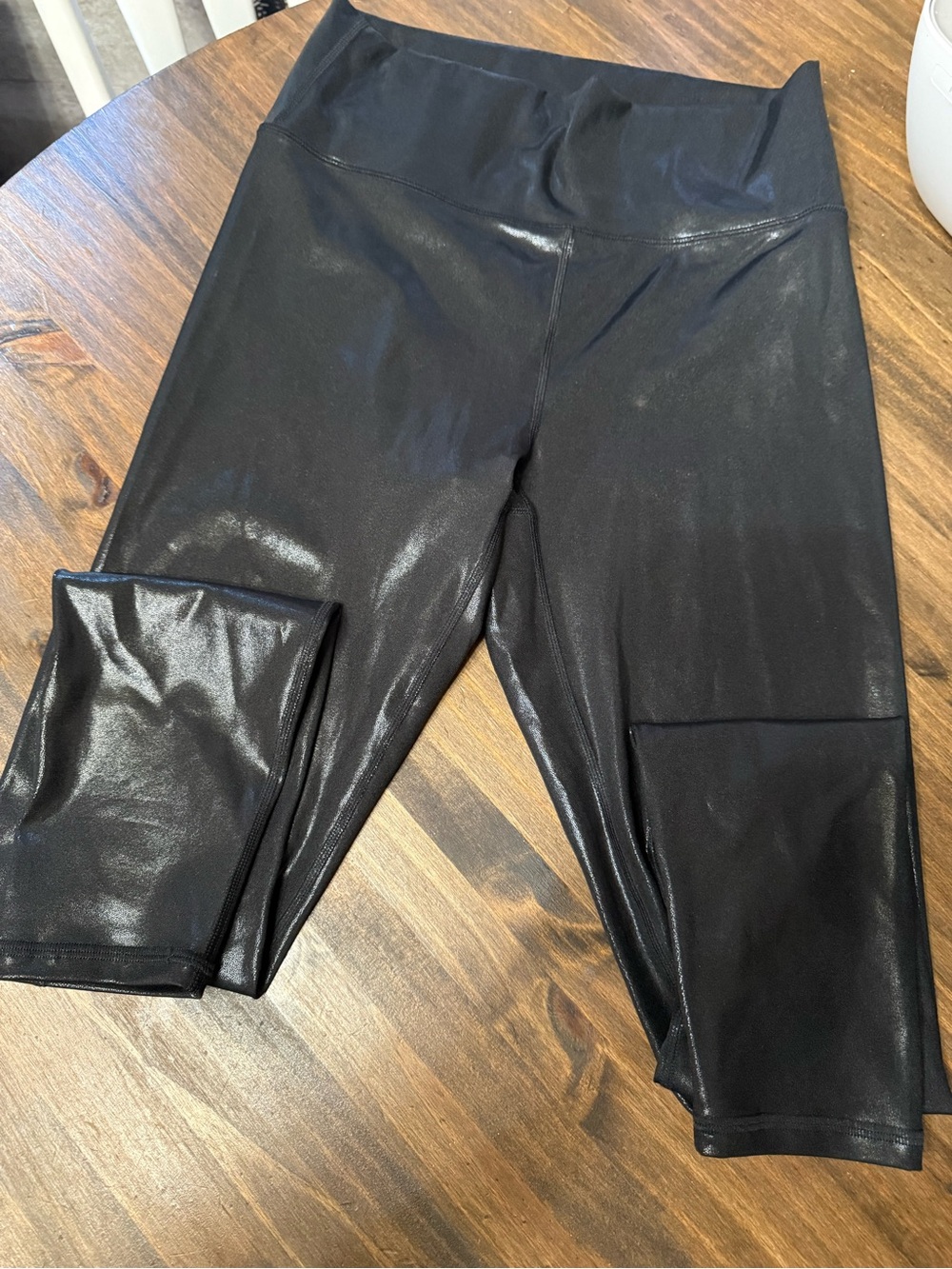 Fabletics Black Shiny Leggings